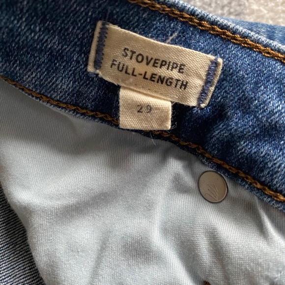 Madewell Stovepipe Full Length in Slit-hem edition Size 29 *NEVER WORN* - Picture 14 of 15